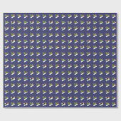 Pug/Gnome Holiday Wrapping Paper Cadeaupapier (Vlak)