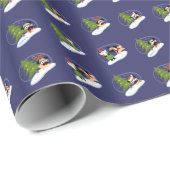 Pug/Gnome Holiday Wrapping Paper Cadeaupapier (Rol Hoek)