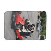 Pug go-kart racen badmat (Voorkant)