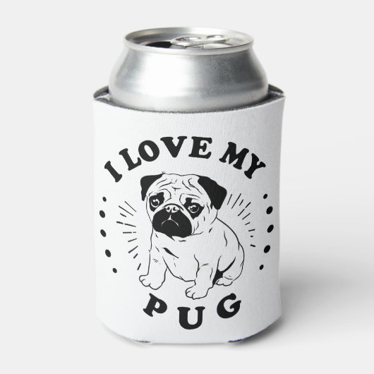 Pug Golf Koelbox Blikjeskoeler (Blikje Voorkant)