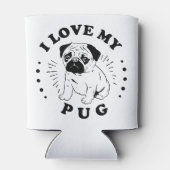 Pug Golf Koelbox Blikjeskoeler (Achterkant)