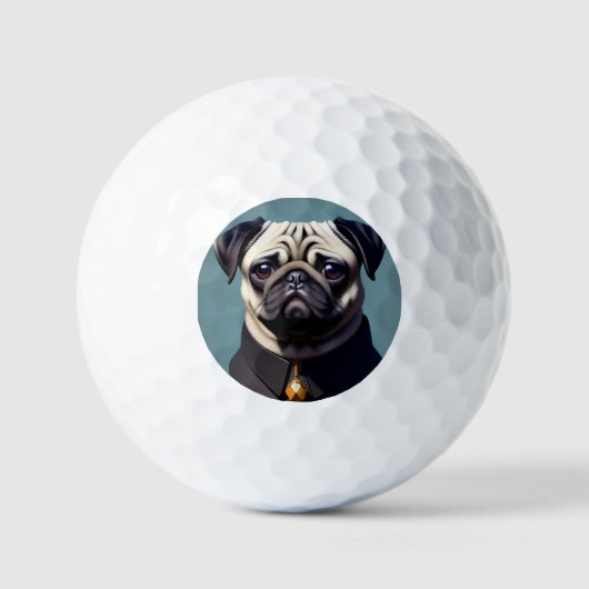 Pug Golfballen (Voorkant)
