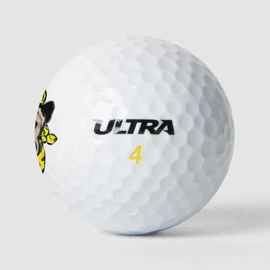 Pug Golfballen (Logo)