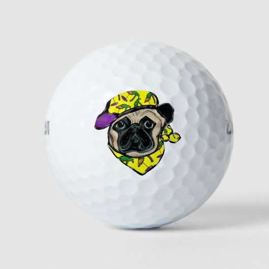 Pug Golfballen (Voorkant)