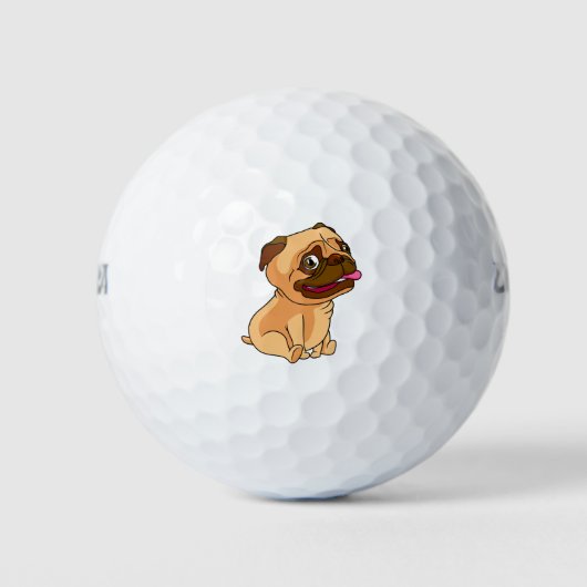 Pug Golfballen (Voorkant)