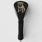 Pug golfheadcover (Voorkant)