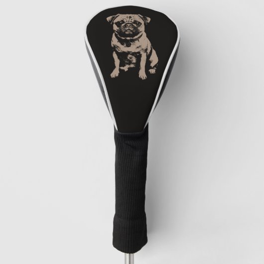 Pug  golfheadcover (Voorkant)