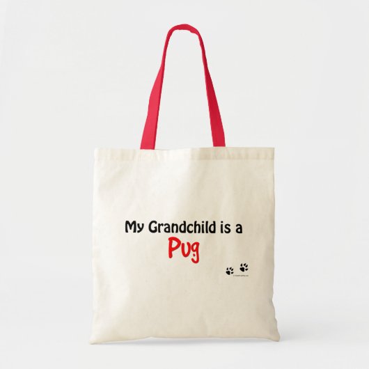 Pug Grandchild Tote Bag (Voorkant)