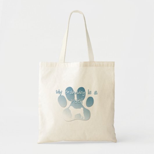 Pug Granddog Bag Tote Bag (Voorkant)