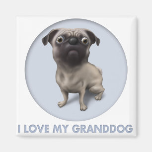 Pug Granddog Magneet