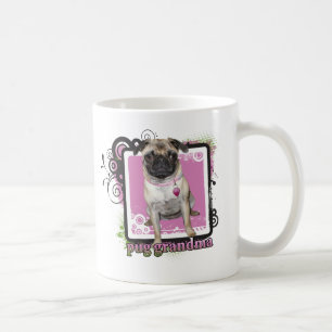 Pug Grandma Koffiemok