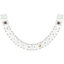 Pug Greenery Baby shower Puppy bundelbanner