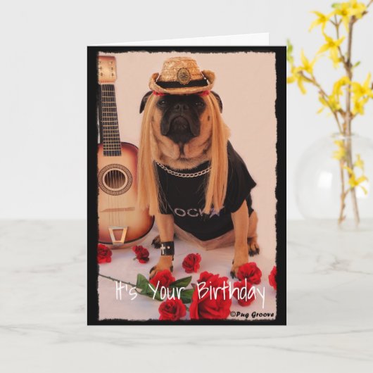 Pug Groef Kaart (Gele Bloem)