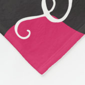 Pug Grumble Fleece Throw Blanket (Hoek)