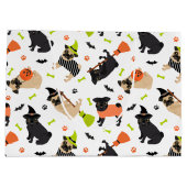 Pug Halloween Groot Cadeauzakje (Achterkant)