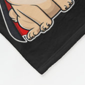 Pug Halloween Kostuum Spooky Ghost Pumpkin Pug Hal Fleece Deken (Hoek)