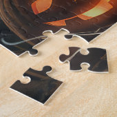 Pug Halloween Nacht Doggy Delight Legpuzzel (Zijkant)