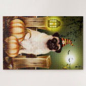 Pug Halloween puzzel (Horizontaal)