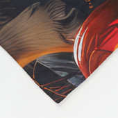 Pug Halloween Spooky Fleece Deken (Hoek)