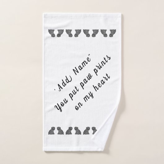 Pug Handdoek (Handdoek)