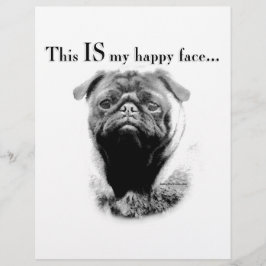 Pug Happy Face