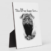 Pug Happy Face Fotoplaat (Zijkant)