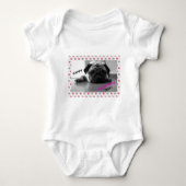 Pug Happy Valentijnsdag Romper (Voorkant)