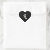 Pug hart sticker (Tas)