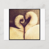 Pug-hartdetails Briefkaart (Voorkant)
