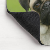Pug Head die naar camera kijkt Muismat (Hoek)