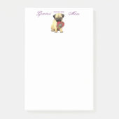 Pug Heart mama Post-it® Notes (Voorkant)