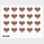Pug Heart Sticker (Vel)