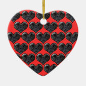 Pug Hearts Keramisch Ornament (Voorkant)
