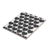 Pug Hearts Tegeltje (Zijkant)