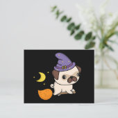 Pug-heks Ansichtkaart Briefkaart (Staand voorkant)