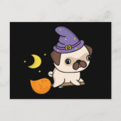 Pug-heks Ansichtkaart Briefkaart (Voorkant)