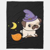 Pug-heks fleece deken (Voorkant)