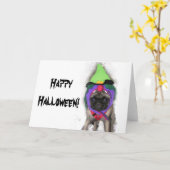 Pug Heks Kaart (Gele Bloem)