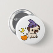 Pug-heks Knop Ronde Button 5,7 Cm (Voorkant /achterkant)