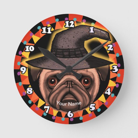 Pug Heks  Ronde Klok (Voorkant)