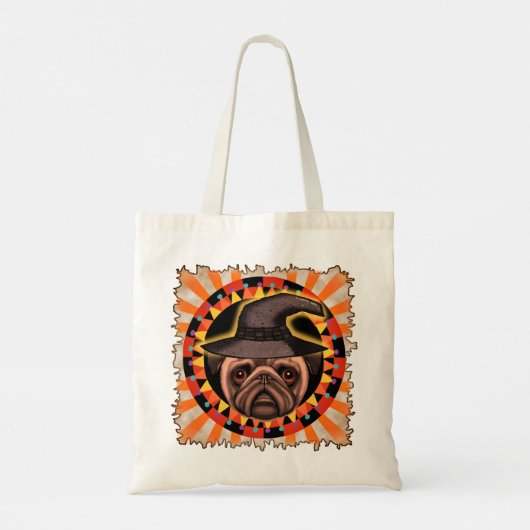 Pug Heks  Tote Bag (Achterkant)