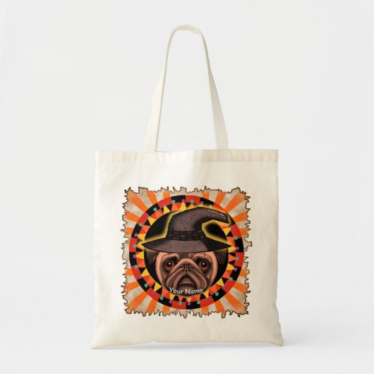 Pug Heks  Tote Bag (Voorkant)