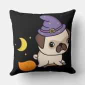 Pug-heksenkussen Kussen (Achterkant)
