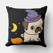 Pug-heksenkussen Kussen (Voorkant)