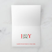 Pug het Ontschorsen met VREUGDE! Feestdagen Kaart (Binnen)