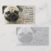 Pug het Visitekaartje van de Foto (Voorkant / Achterkant)