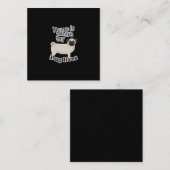 Pug Home Notitiekaartje (Voorkant / Achterkant)