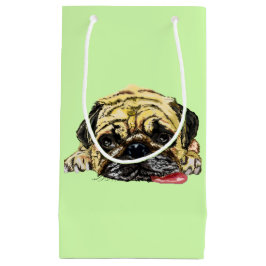 Pug Hond Cadeautas Zak Fun - Uw Kleuren of Tekst