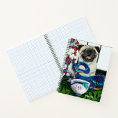 Pug Hond Chinese Draak Notitieboek (Binnen)