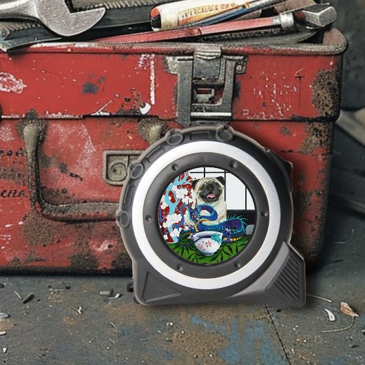 Pug Hond Chinese Draak Rolmaat